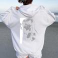 Anime Horror Girl Aestheticoft Grunge Waifu Japanese Otaku 長袖tシャツ レディース オーバーサイズ パーカー バックプリント White
