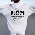 Mom Daughter Granddaughter Squad Matching Mom Mother's Day Women Oversized Hoodie Back Print White