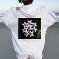 面白いhoya Flowers 多肉植物 ガーデニング 植物 レディース オーバーサイズ パーカー バックプリント White