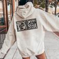 Dg Initials D G Nameurname Onomastics Onomatology レディース オーバーサイズ パーカー バックプリント Sand