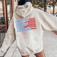 Fight For Those Without Your Privilege For Women Women Oversized Hoodie Back Print Sand
