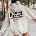Mom Daughter Granddaughter Squad Matching Mom Mother's Day Women Oversized Hoodie Back Print Sand