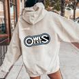 Taito OwlsExe_17_清水 奈々 レディース オーバーサイズ パーカー バックプリント Sand