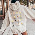 What Your Beerays About You ビールスタイルtシャツ レディース オーバーサイズ パーカー バックプリント Sand