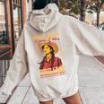 Wild West Dreams Country Western Cowgirl Rodeo グラフィック レディース オーバーサイズ パーカー バックプリント Sand