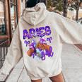 牡羊座 女の子 誕生日 星座 スニーカー ネイル 誕生日 レディース オーバーサイズ パーカー バックプリント Sand
