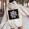 面白いhoya Flowers 多肉植物 ガーデニング 植物 レディース オーバーサイズ パーカー バックプリント Sand