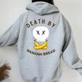 Death By Banana Bread レディース オーバーサイズ パーカー バックプリント Sport Grey