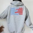 Fight For Those Without Your Privilege For Women Women Oversized Hoodie Back Print Sport Grey
