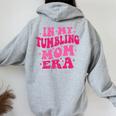 In My Tumbling Mom Era Tumbling Mom Lovers 母の日 長袖tシャツ レディース オーバーサイズ パーカー バックプリント Sport Grey