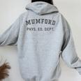Mumford Axel ビバリーヒルズ 警官 フィス エド デクト 80年代 長袖tシャツ レディース オーバーサイズ パーカー バックプリント Sport Grey