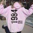 41歳の誕生日 男性 女性 41歳 1984年 誕生日プレゼント レディース オーバーサイズ パーカー バックプリント Light Pink