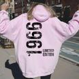 59歳の誕生日 男性 女性 59歳 1966年 誕生日プレゼント レディース オーバーサイズ パーカー バックプリント Light Pink