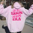 In My Tumbling Mom Era Tumbling Mom Lovers 母の日 長袖tシャツ レディース オーバーサイズ パーカー バックプリント Light Pink