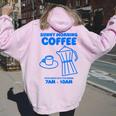 Sunny Morning Coffee Xundayun Delicious Coffee バックプリント レディース オーバーサイズ パーカー バックプリント Light Pink