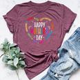 Happy Mother's Day For Mom Grandma Mother's Day Bella Canvas T-shirt Heather Maroon Happy Mother's Day For Mom Grandma Mother's Day Bella Canvas T-shirt Heather Maroon