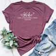 Koko Like A Grandma Only Cooler Heart Mother's Day Koko Bella Canvas T-shirt Heather Maroon