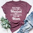 Marisol Name Mother's Day Personalized Mom Bella Canvas T-shirt Heather Maroon