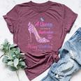 A Queen Was Born In September Happy Birthday To Me Bella Canvas T-shirt Heather Maroon