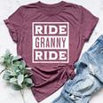 Ride Granny Ride Grandmas Rider Motorcycles Mother's Day Bella Canvas T-shirt Heather Maroon Ride Granny Ride Grandmas Rider Motorcycles Mother's Day Bella Canvas T-shirt Heather Maroon