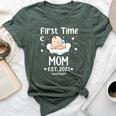 First Time Mom Est 2025 Cute Mother's Father's Day Bella Canvas T-shirt Heather Mauve