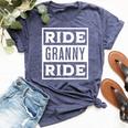 Ride Granny Ride Grandmas Rider Motorcycles Mother's Day Bella Canvas T-shirt Heather Navy Ride Granny Ride Grandmas Rider Motorcycles Mother's Day Bella Canvas T-shirt Heather Navy