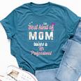 Best Kind Of Mom Raises Hr Professional Floral Bella Canvas T-shirt Heather Deep Teal