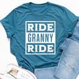 Ride Granny Ride Grandmas Rider Motorcycles Mother's Day Bella Canvas T-shirt Heather Deep Teal Ride Granny Ride Grandmas Rider Motorcycles Mother's Day Bella Canvas T-shirt Heather Deep Teal