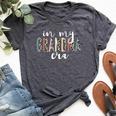 In My Grandma Era Leopard Letter Print Grandma Bella Canvas T-shirt Heather Dark Grey In My Grandma Era Leopard Letter Print Grandma Bella Canvas T-shirt Heather Dark Grey