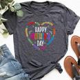Happy Mother's Day For Mom Grandma Mother's Day Bella Canvas T-shirt Heather Dark Grey Happy Mother's Day For Mom Grandma Mother's Day Bella Canvas T-shirt Heather Dark Grey