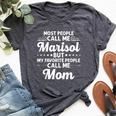 Marisol Name Mother's Day Personalized Mom Bella Canvas T-shirt Heather Dark Grey