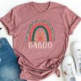 Baboo Rainbow Grandpa Grandfather Fathers Day Baboo Bella Canvas T-shirt Heather Mauve
