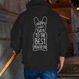 French Bulldog For Lover Happy Fathers Day Frenchie Dad Men Zip Up Hoodie Back Print