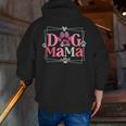 Women Dog Mama Dog And Cat Mom Furmama Women Men Zip Up Hoodie Back Print