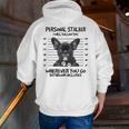 Personal Stalker French Bulldog Men Zip Up Hoodie Back Print
