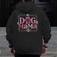 Women Dog Mama Dog And Cat Mom Furmama Women Men Zip Up Hoodie Back Print