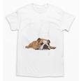 English Bulldog Apparel Bulldog Mom Life Is Ruff Unisex T-Shirt
