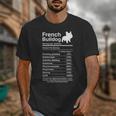 French Bulldog Facts Nutrition Frenchie Lover Unisex T-Shirt