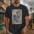 Frenchie Dog Mom Tarot Card French Bulldog Skeleton Mom Unisex T-Shirt