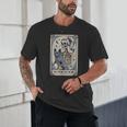 Frenchie Dog Mom Tarot Card French Bulldog Skeleton Mom Unisex T-Shirt