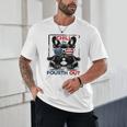 Chill The Fourth Out 4th Of July Cute French Bulldog Unisex T-Shirt