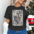 Frenchie Dog Mom Tarot Card French Bulldog Skeleton Mom Unisex T-Shirt