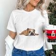 English Bulldog Apparel Bulldog Mom Life Is Ruff Unisex T-Shirt