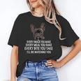Every Snack You Make French Bulldog Mom And Frenchie Dad Women's T-Shirt