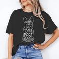 French Bulldog For Lover Happy Fathers Day Frenchie Dad Women's T-Shirt