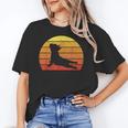 Retro Vintage French Bulldog Shirt Yoga French Bulldog Women's T-Shirt