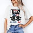 Chill The Fourth Out 4th Of July Cute French Bulldog Women's T-Shirt
