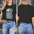 French Bulldog American Flag Frenchie Dog Women's T-Shirt