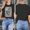 Frenchie Dog Mom Tarot Card French Bulldog Skeleton Mom Women's T-Shirt