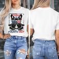 Chill The Fourth Out 4th Of July Cute French Bulldog Women's T-Shirt